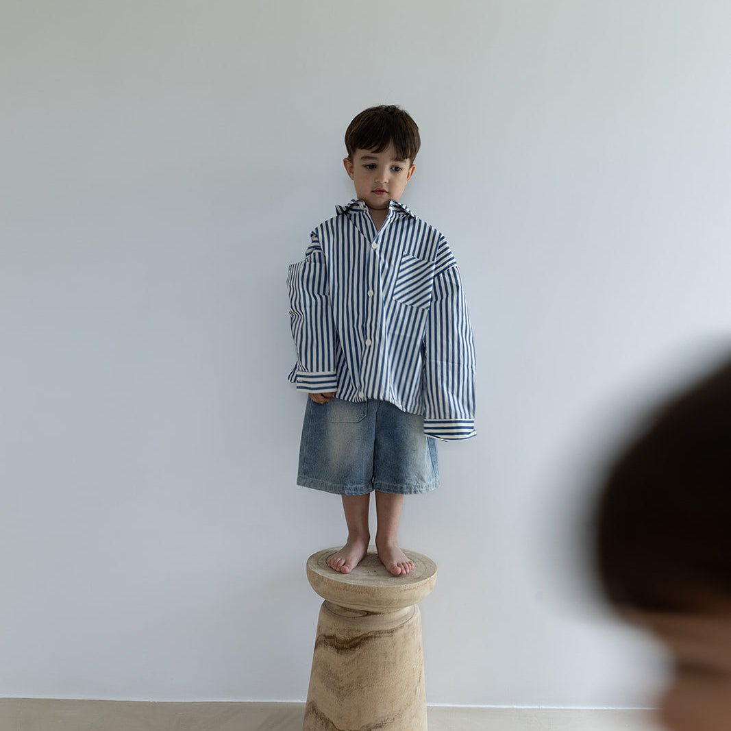 Chemise oversize à rayures