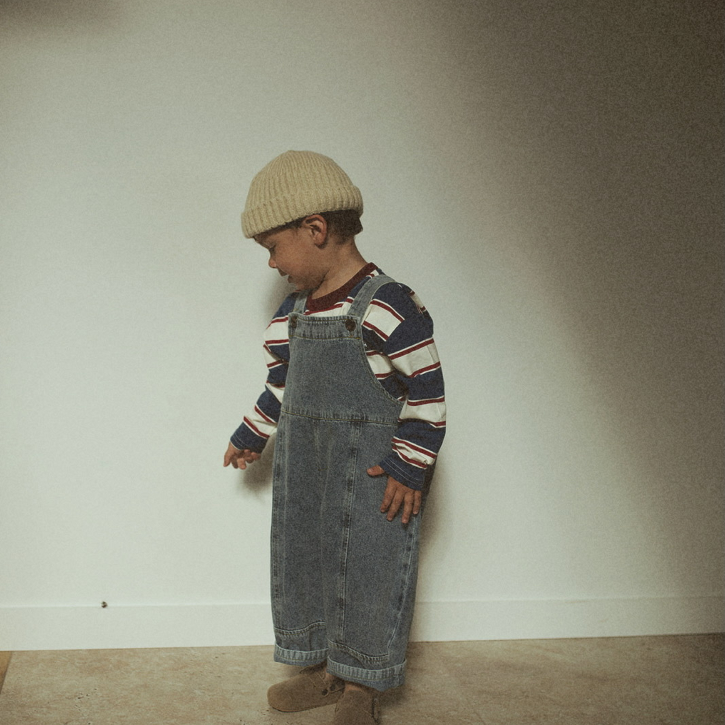 Salopette en denim oversize