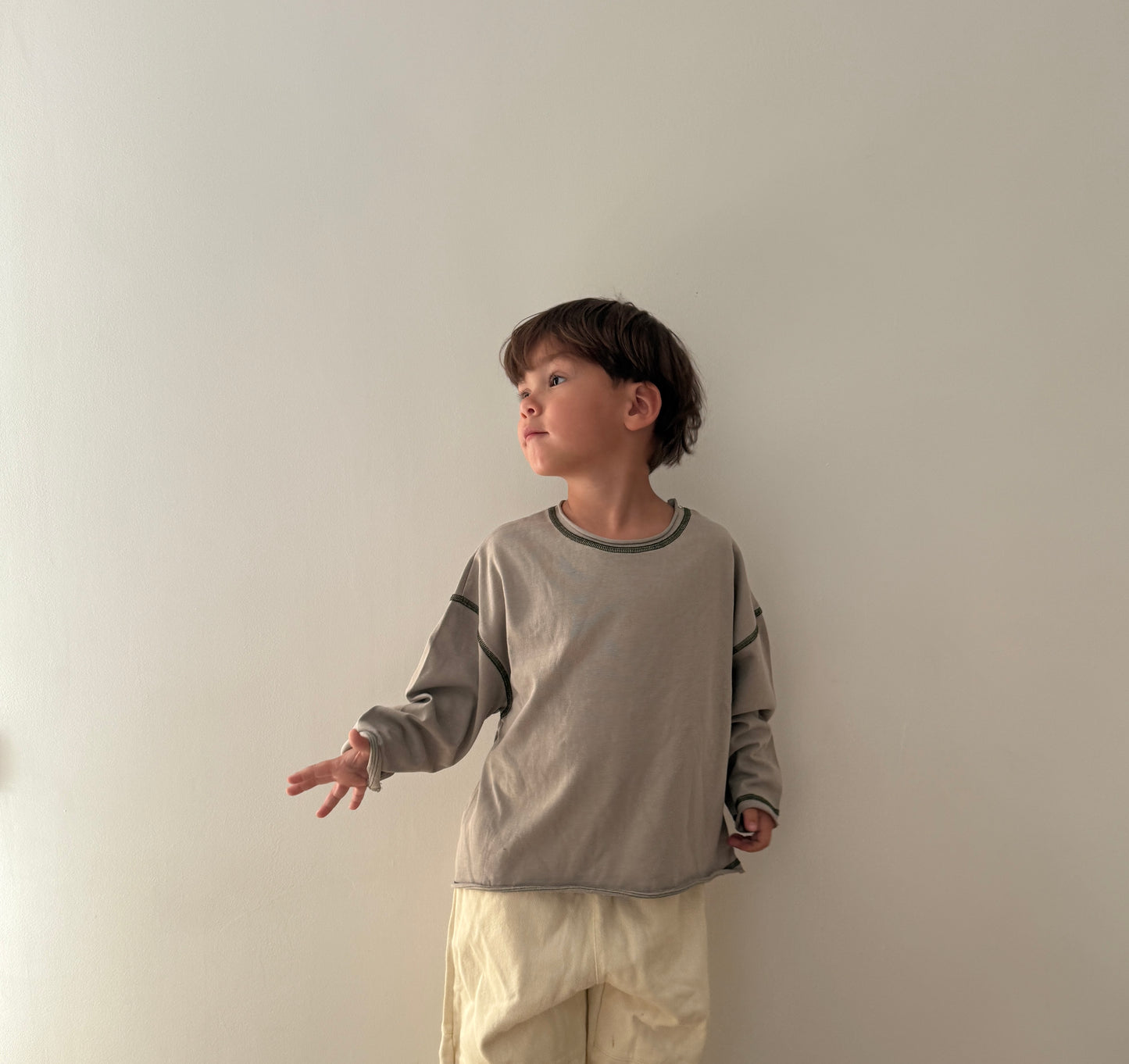 Tee shirt manches longues oversize