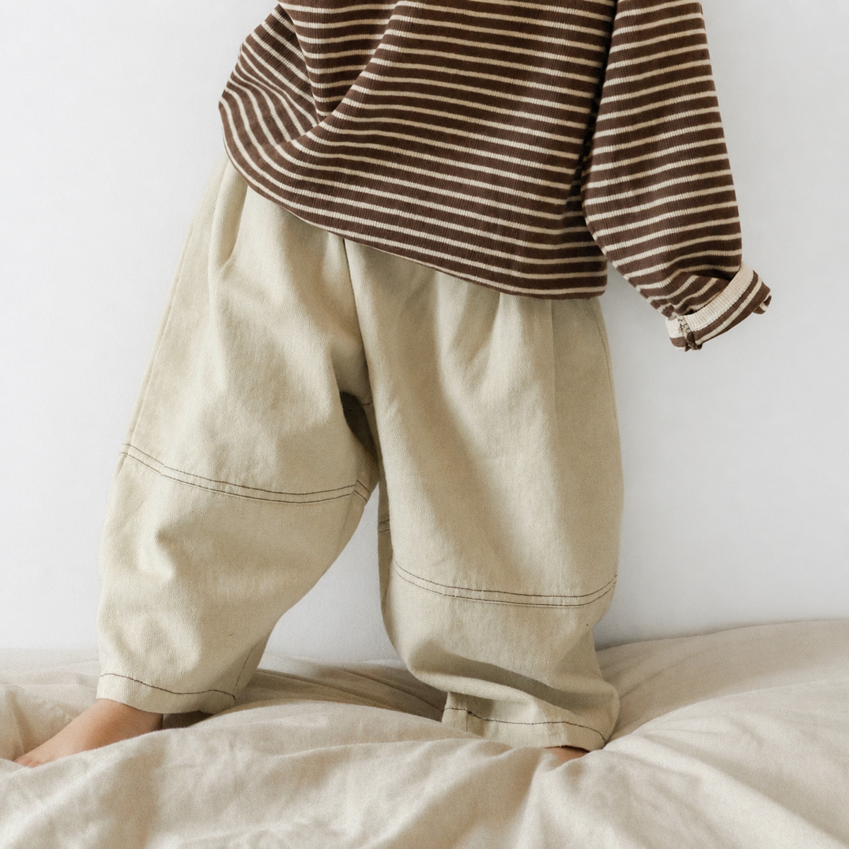Wide leg trousers
