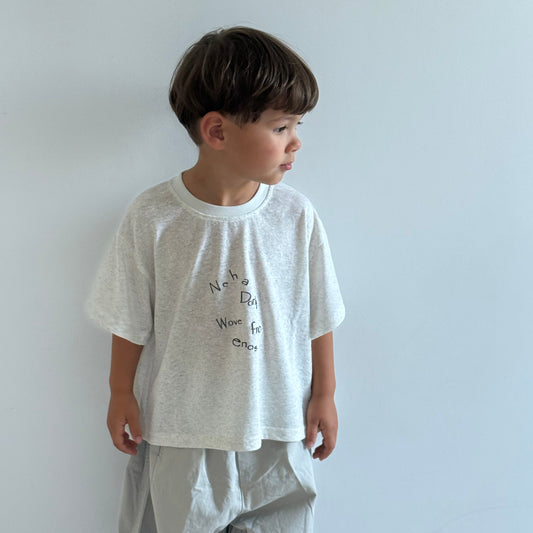 Tee shirt oversize imprimé