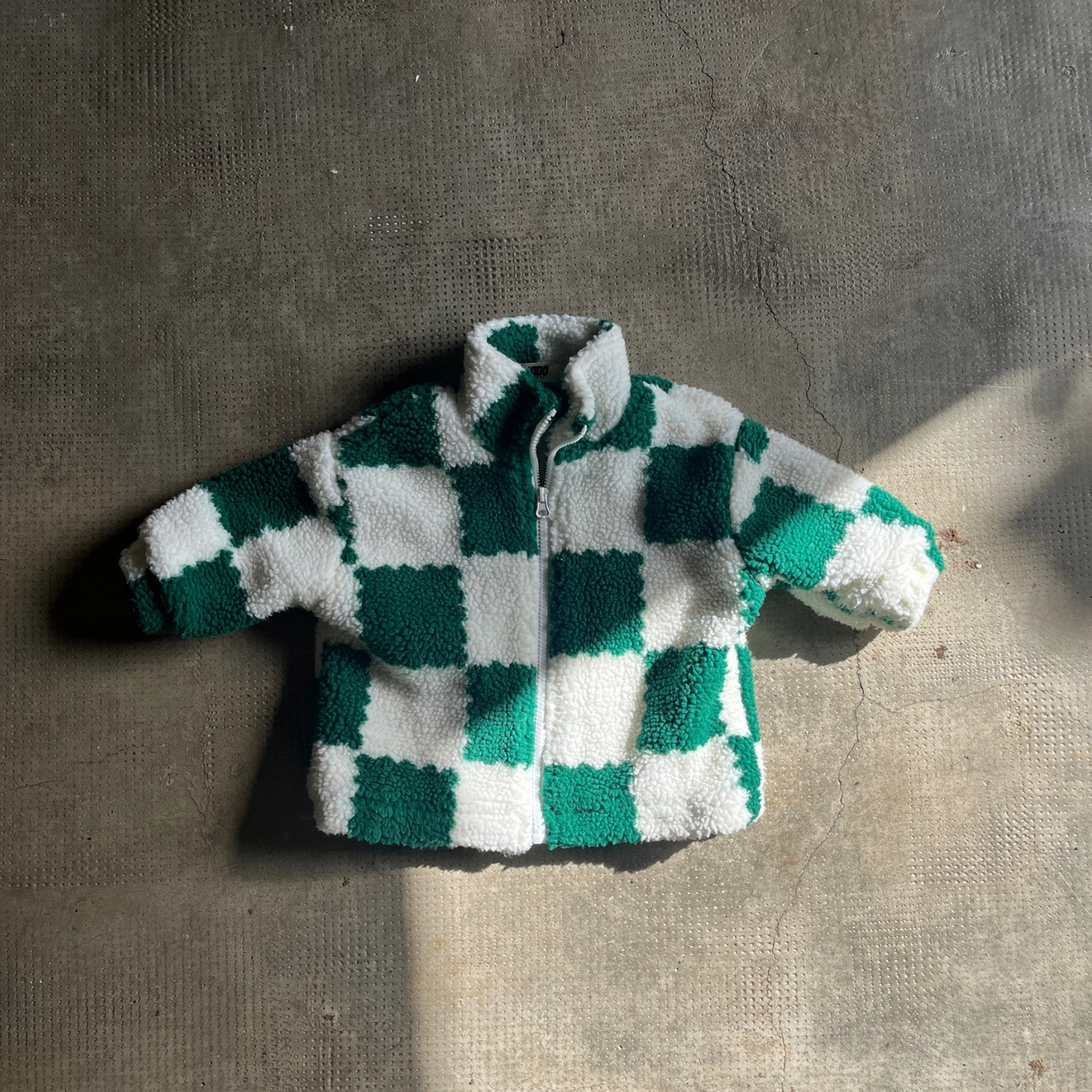 Manteau à carreaux green