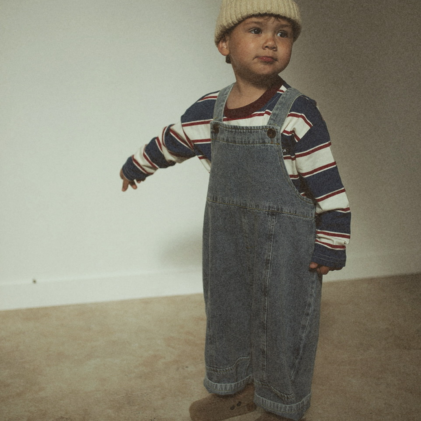 Salopette en denim oversize