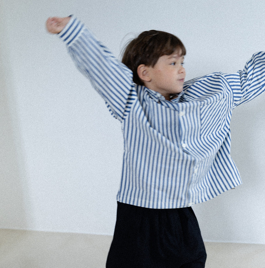Chemise oversize à rayures