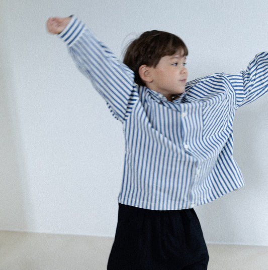 Chemise oversize à rayures