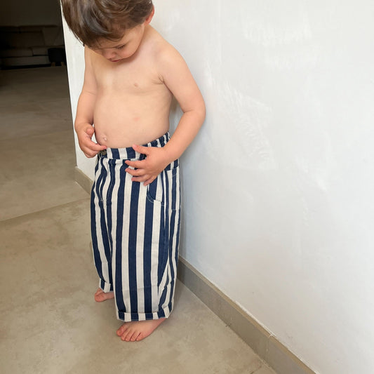 Pantalon à rayures