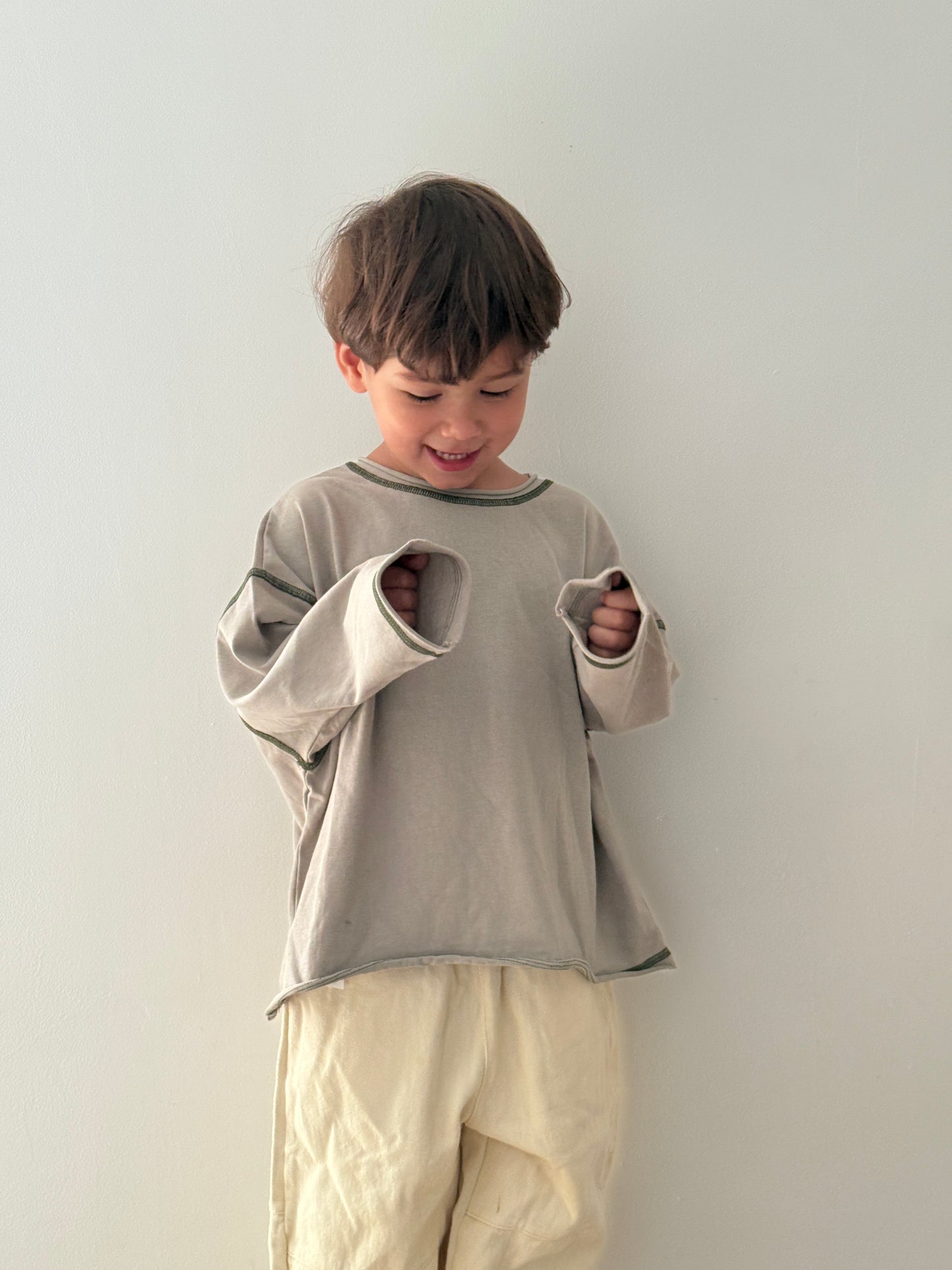 Tee shirt manches longues oversize
