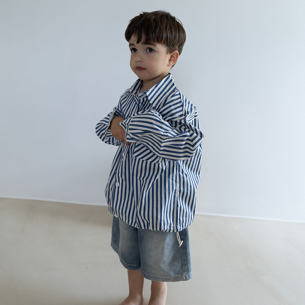 Chemise oversize à rayures
