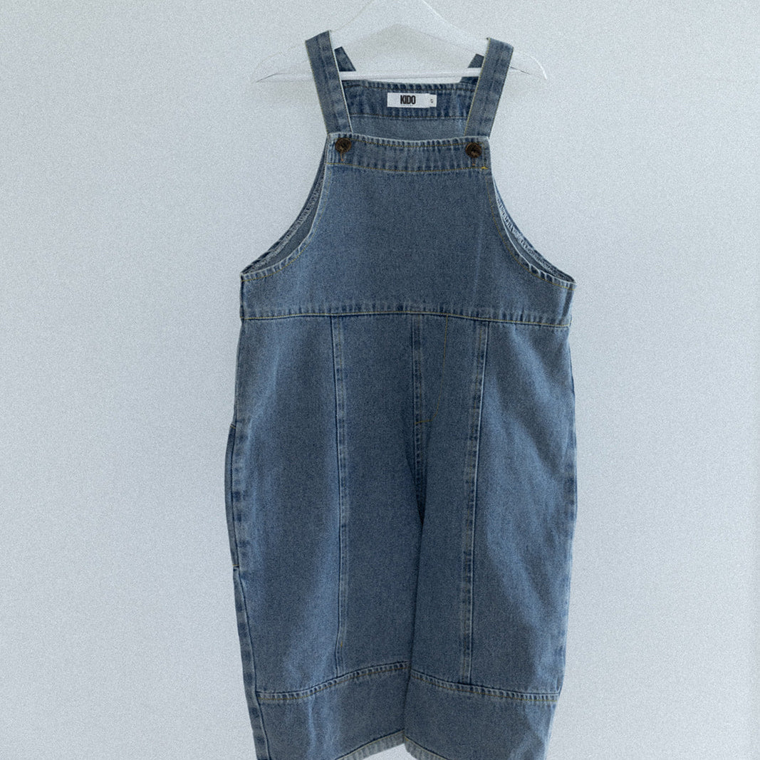 Salopette en denim oversize