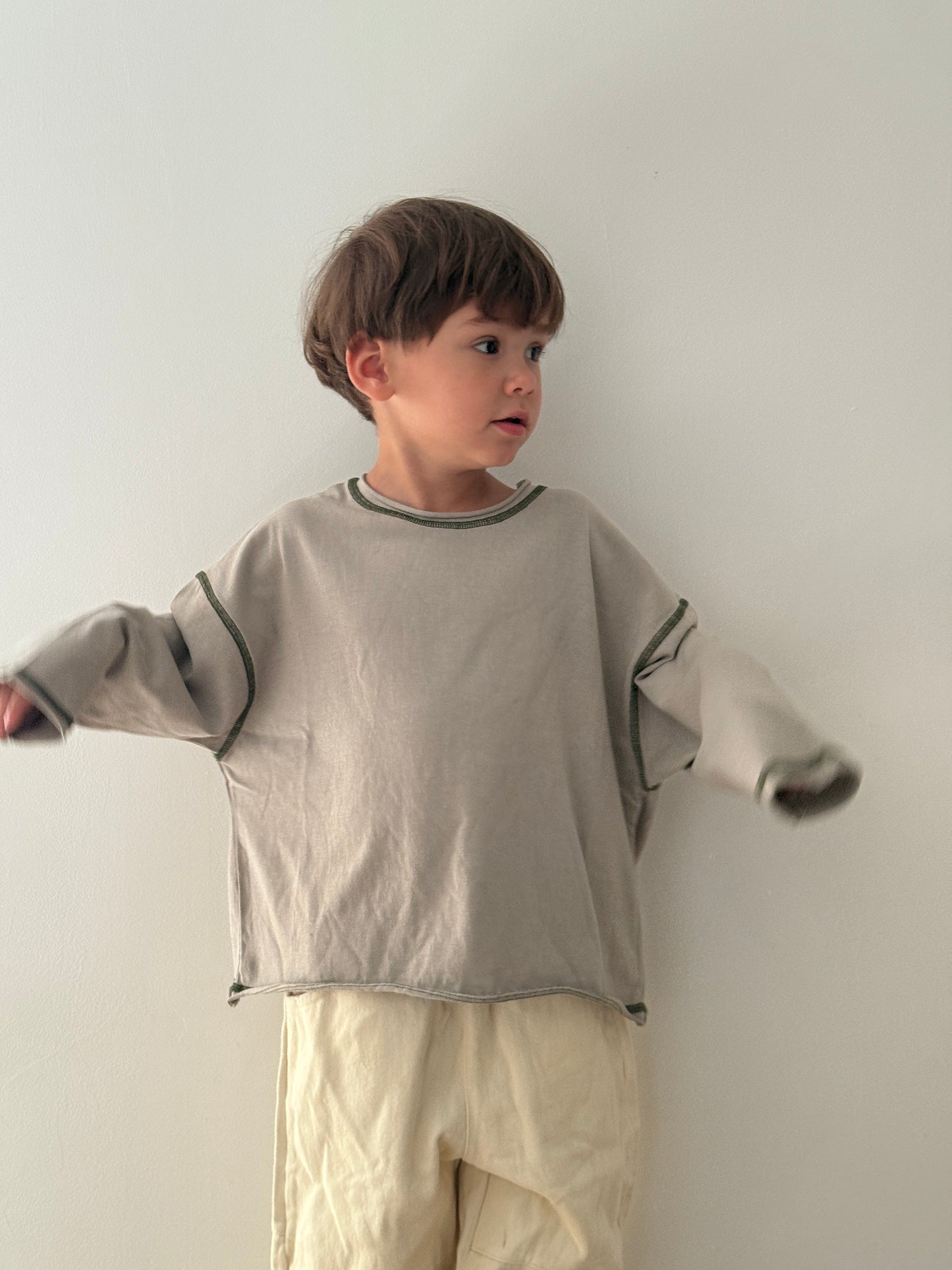 Tee shirt manches longues oversize