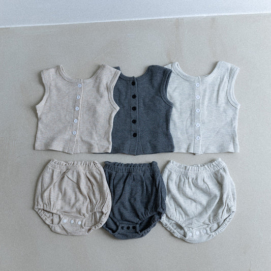 Ensemble bloomer en coton