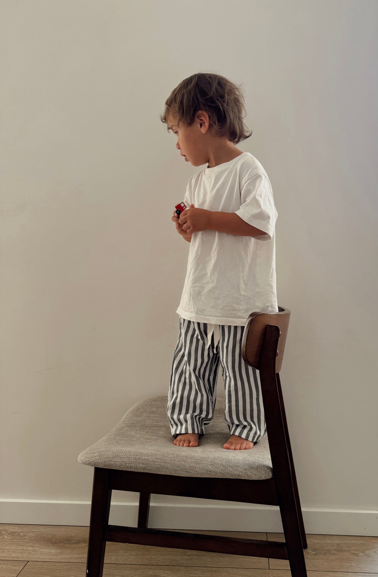 Pantalon casual à rayures