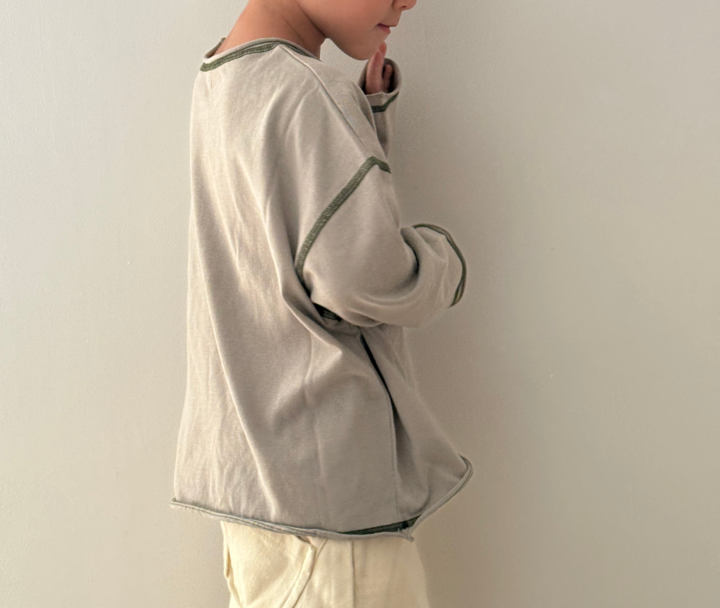 Tee shirt manches longues oversize
