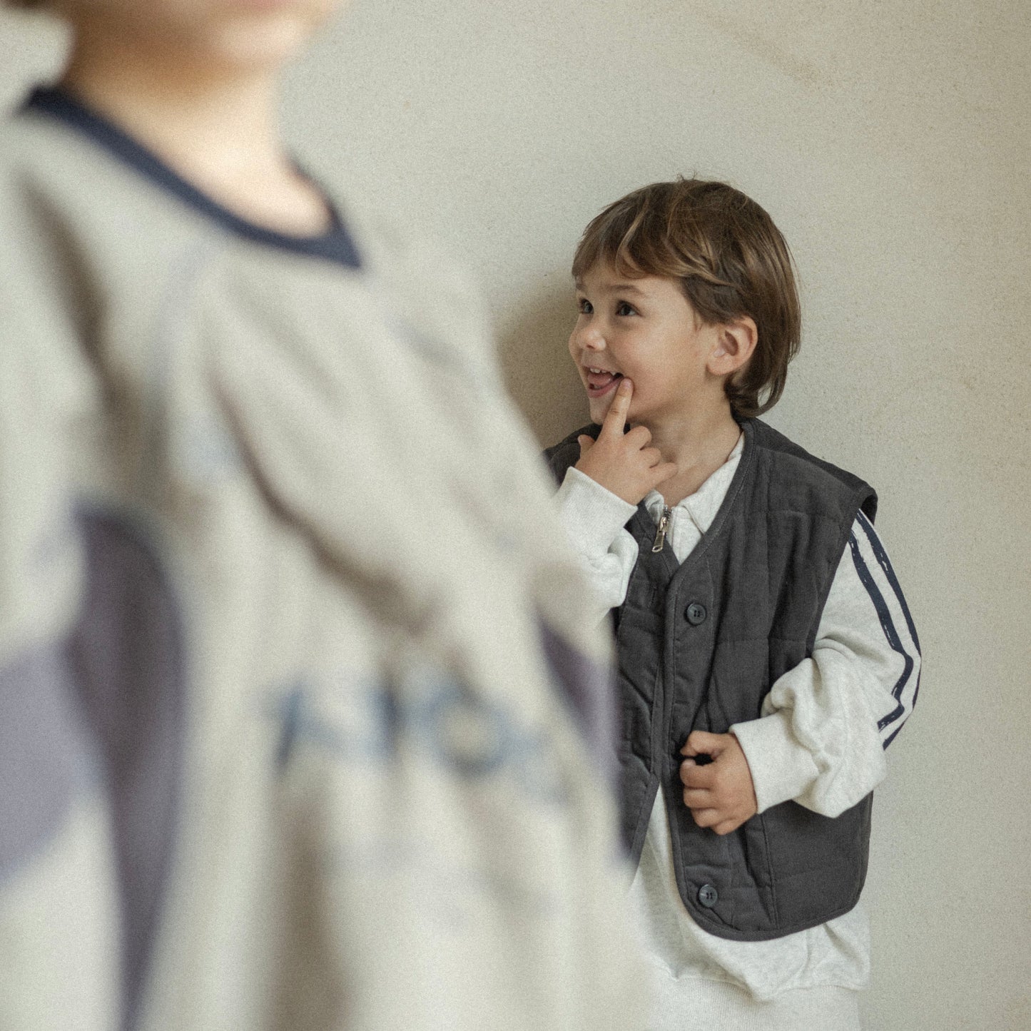 Veste sans manches velours