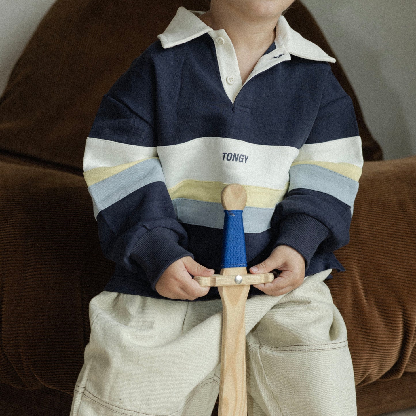 Tee-shirt polo multicolore