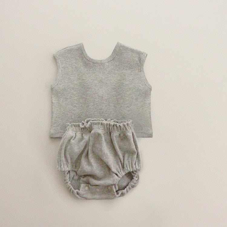 Ensemble bloomer en coton